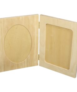 Aufklappbarer Holz-Fotorahmen, 15x20 cm
