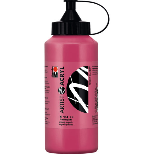 Marabu Künstler Malfarbe Primärmagenta, 500 ml