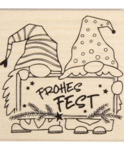 Stempel Frohes Fest Wichtelgrüße