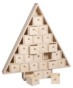 Holz Adventskalender Baum