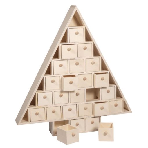 Holz Adventskalender Baum