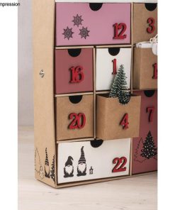 Pappmaché Adventskalender